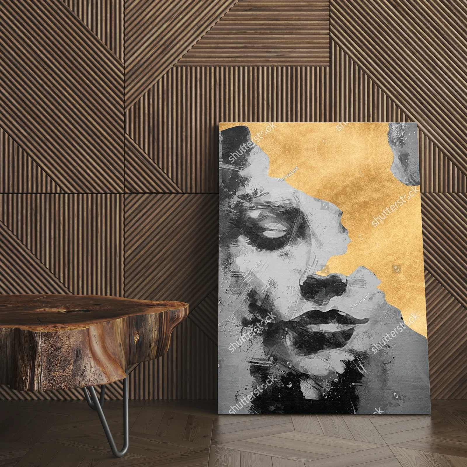 Elegancka abstrakcja inspirowana kobiecą urodą