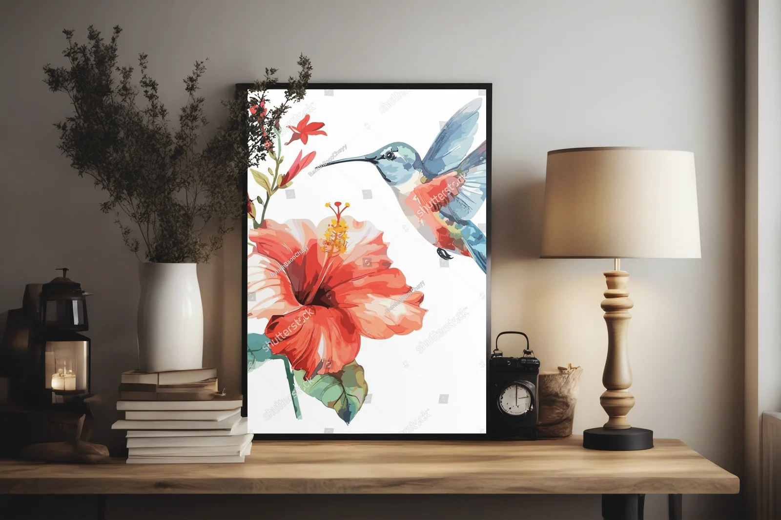 Egzotyczne kolibry w malarskich odcieniach natury
