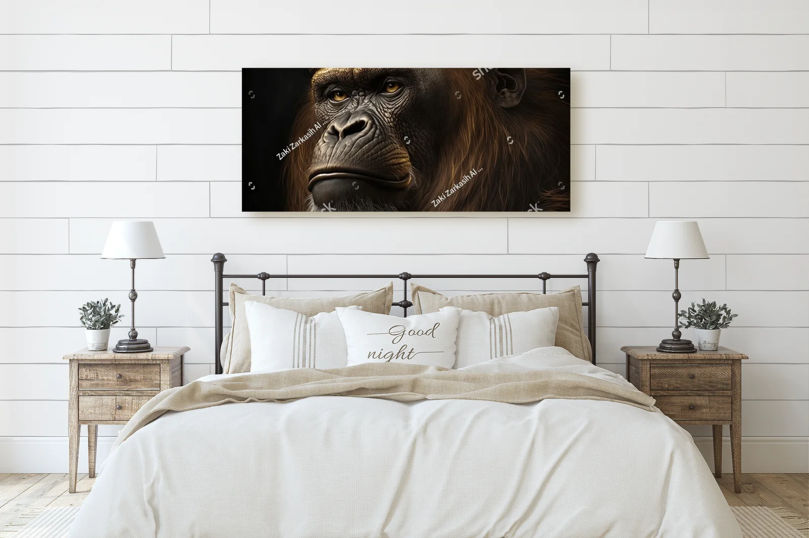 Orangutan Król w wyjątkowych odcieniach czerni i złota