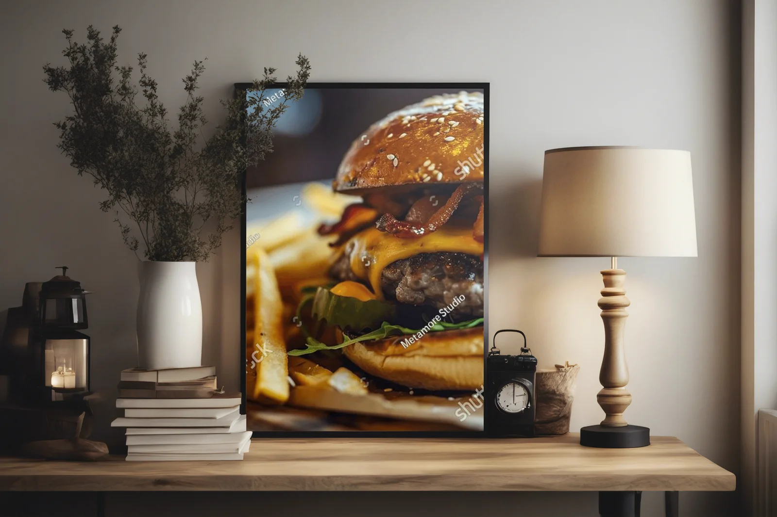 Przeżyj radość z apetycznego burgera