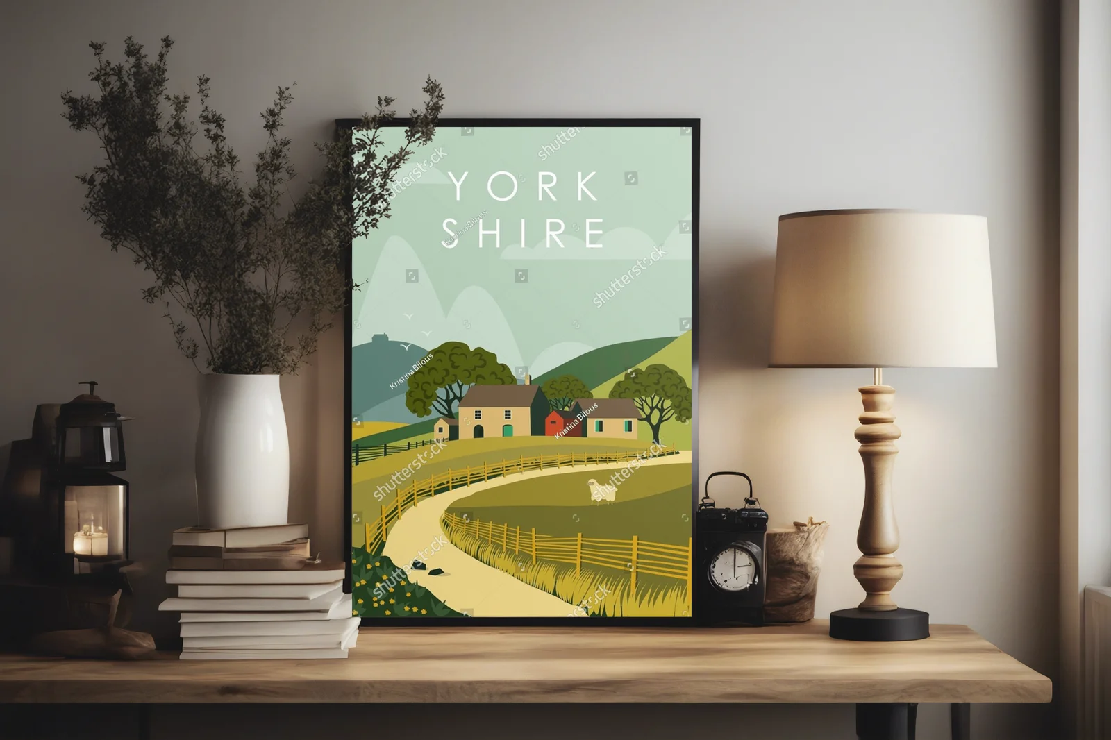 Malownicza wieś Yorkshire w odcieniach natury