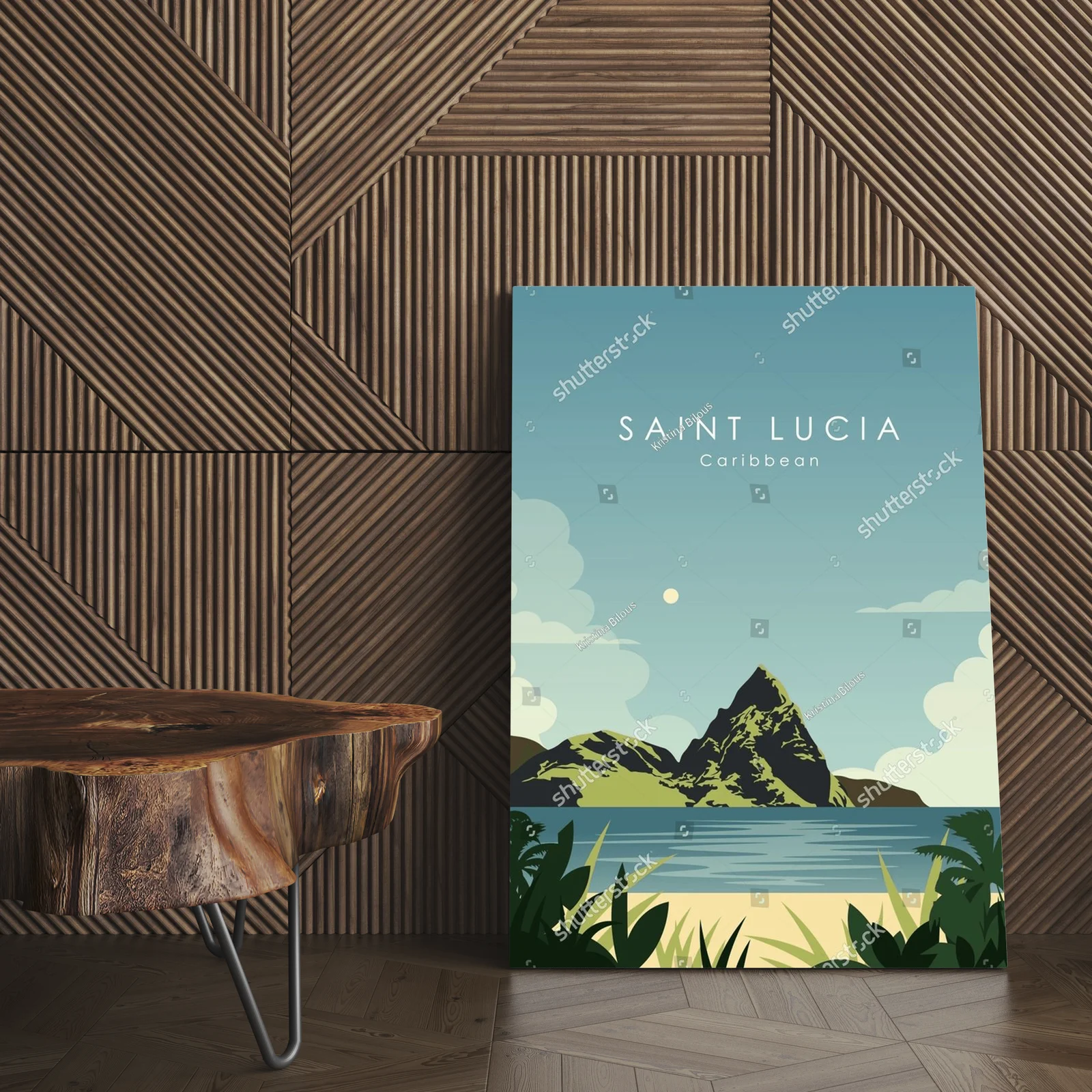 Tropikalna aranżacja Saint Lucia w nowoczesnym stylu