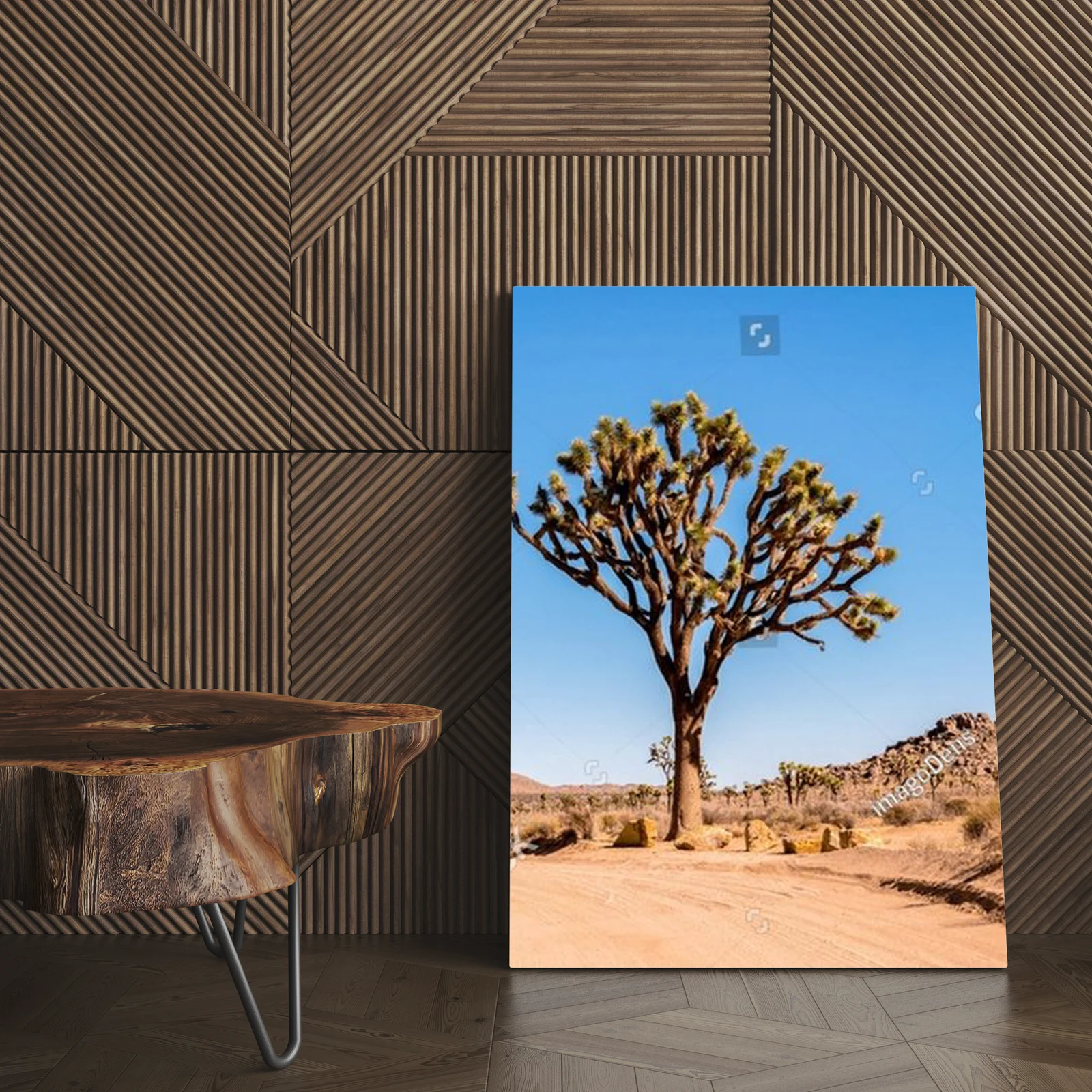 Sceniczne krajobrazy pustyni w Joshua Tree