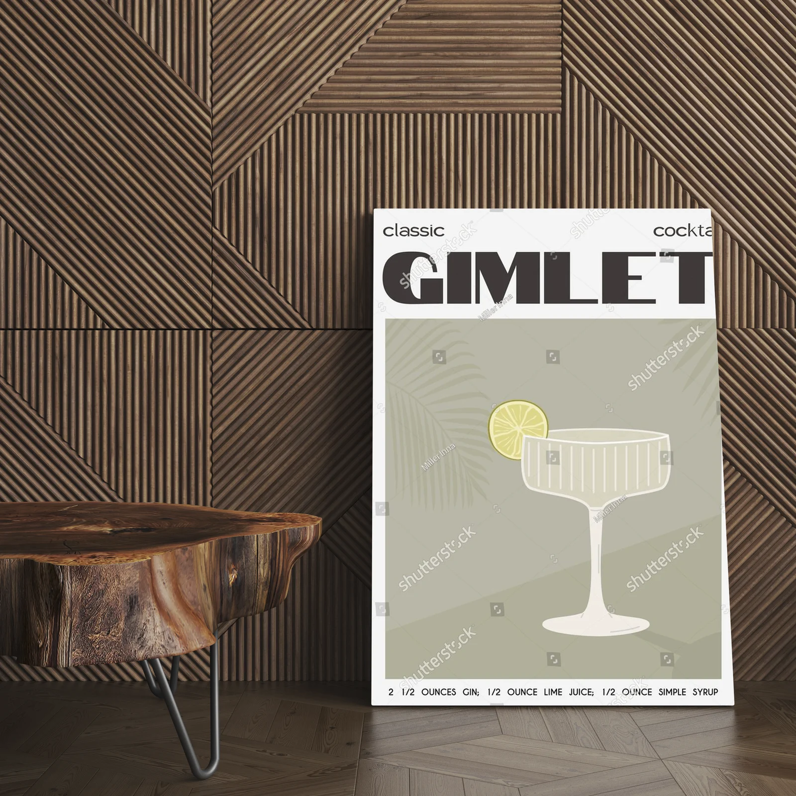 Klasyczny Gimlet – Letni Koktajl w Stonowanych Barwach