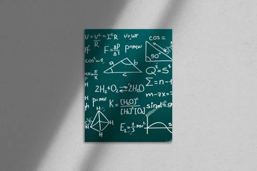 Nauka na czarnym tle: matematyka i fizyka