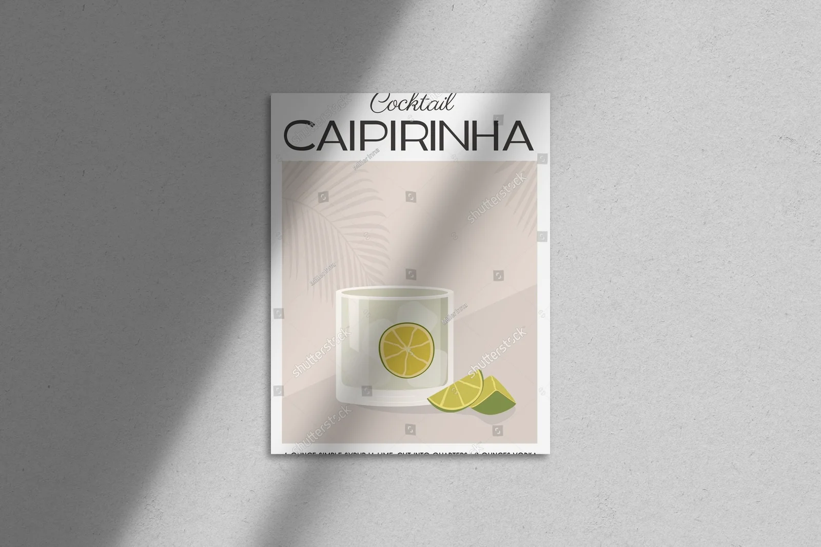 Orzeźwiająca Caipirinha w letnich barwach