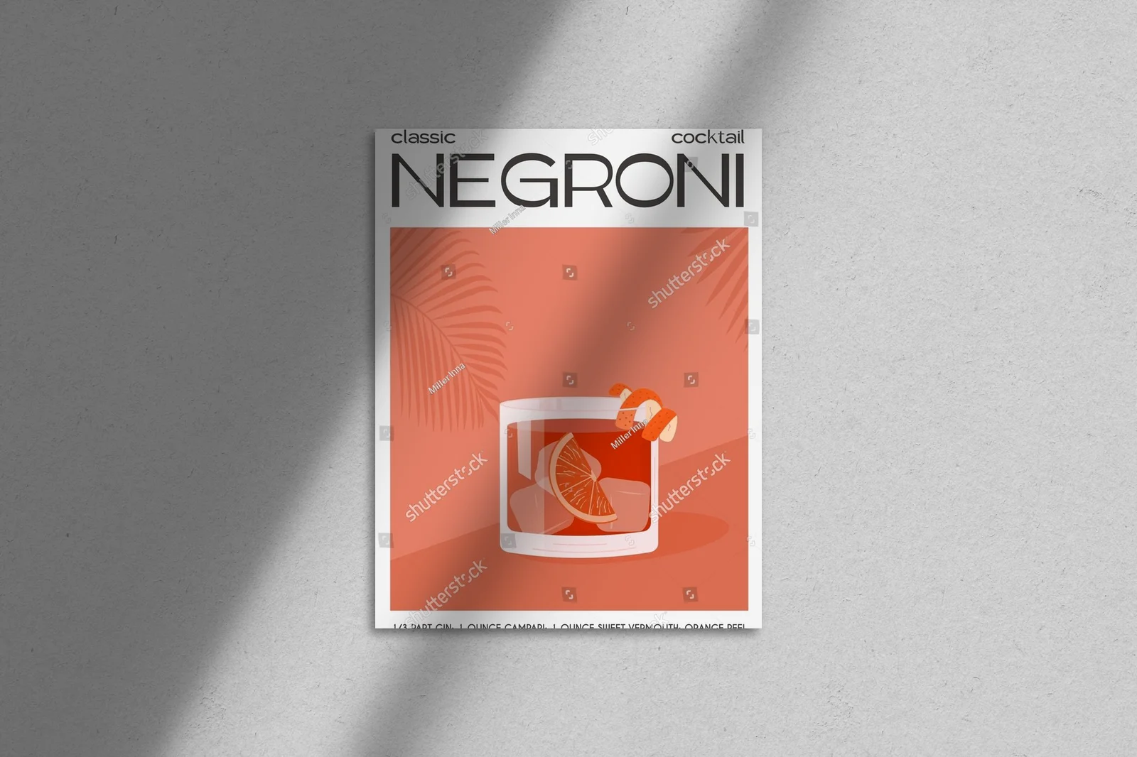 Elegancka kompozycja Negroni w letniej odsłonie