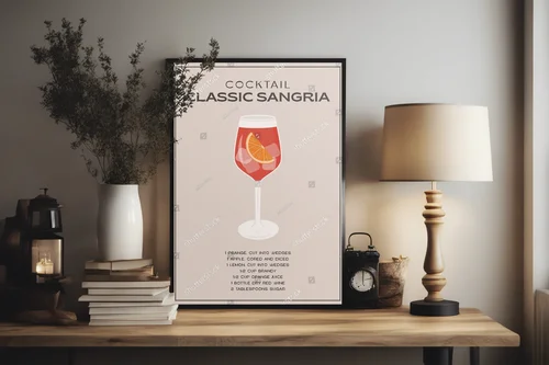 Klasztorny urok sangrii w letnich barwach