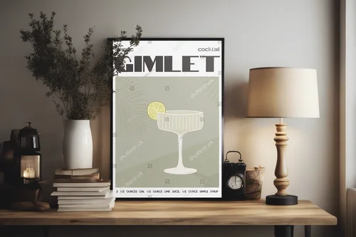 Klasyczny Gimlet – Letni Koktajl w Stonowanych Barwach
