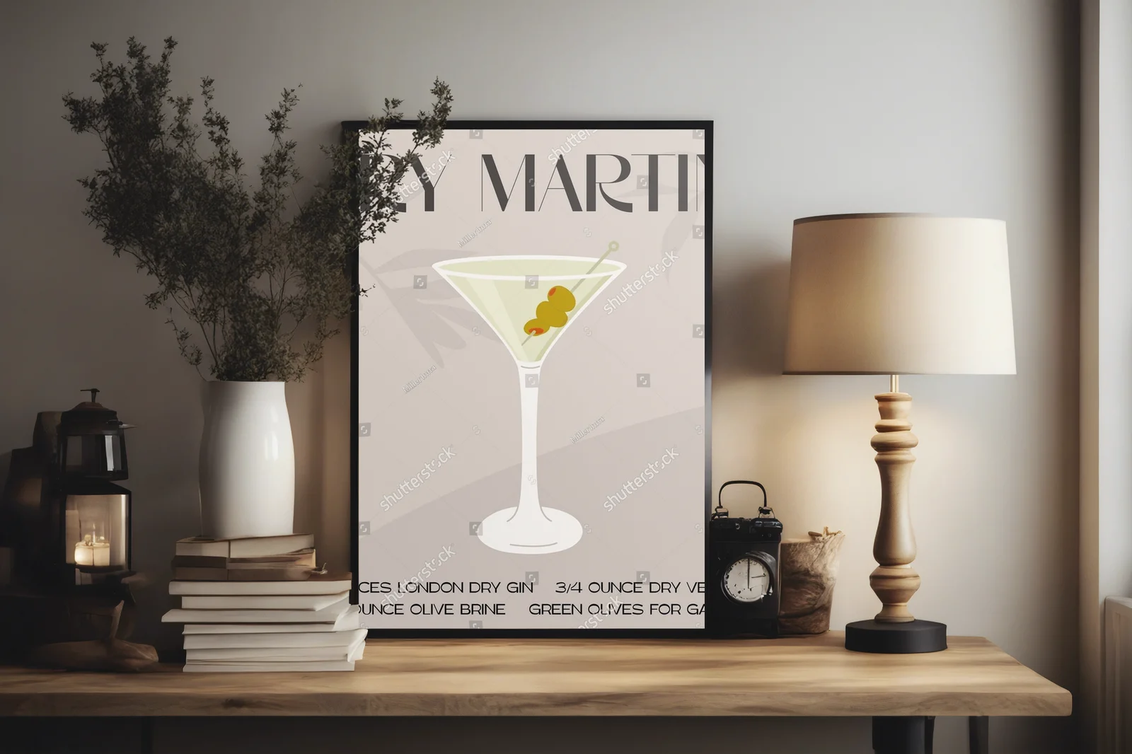 Elegancki koktajl Dry Martini w letnim stylu
