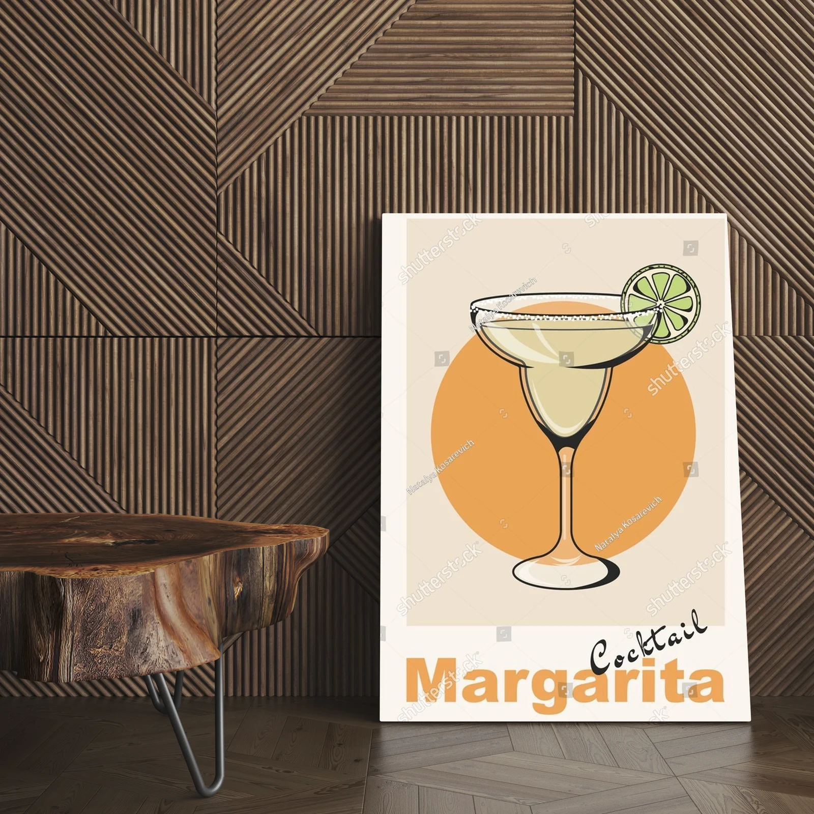 Koktajl Margarita w retro stylu