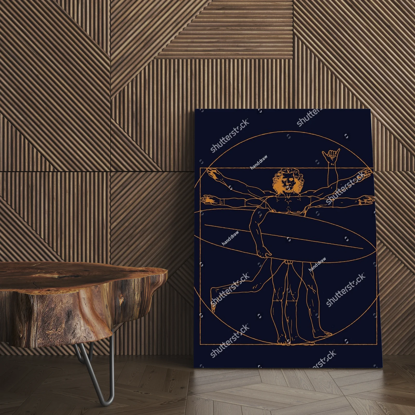 Da Vinci i surfer: harmonijne połączenie epok