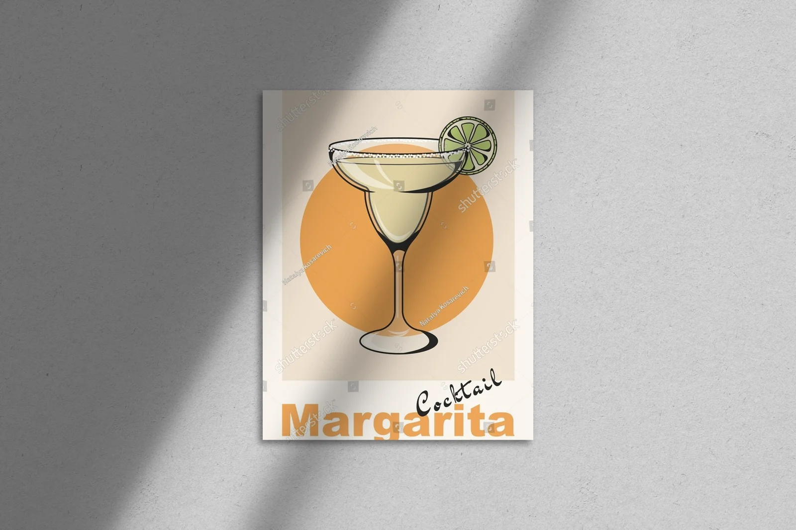 Koktajl Margarita w retro stylu