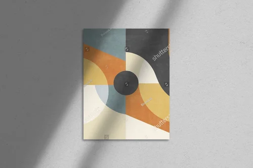Abstrakcyjne geometrie w odcieniach szarości