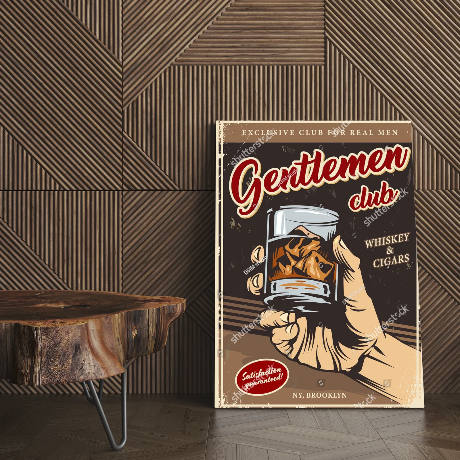 Vintage atmosfera męskiej elegancji