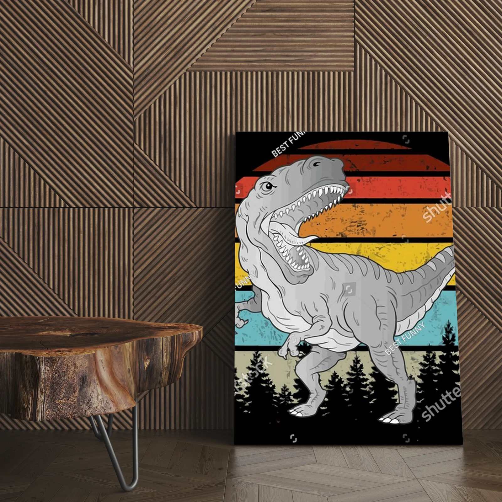 Rodzinna zabawa z dinozaurami w czerni