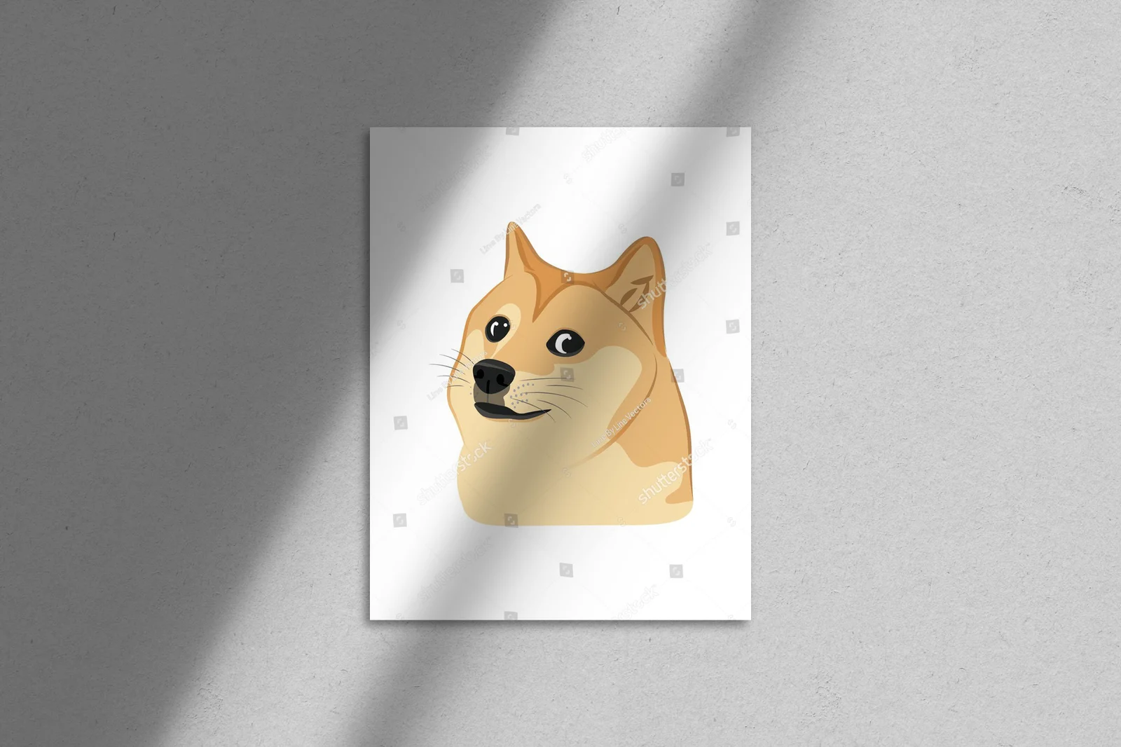 Urocze psy Shiba Inu w minimalistycznym stylu