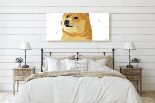 Urocze Shiba Inu w minimalistycznym stylu