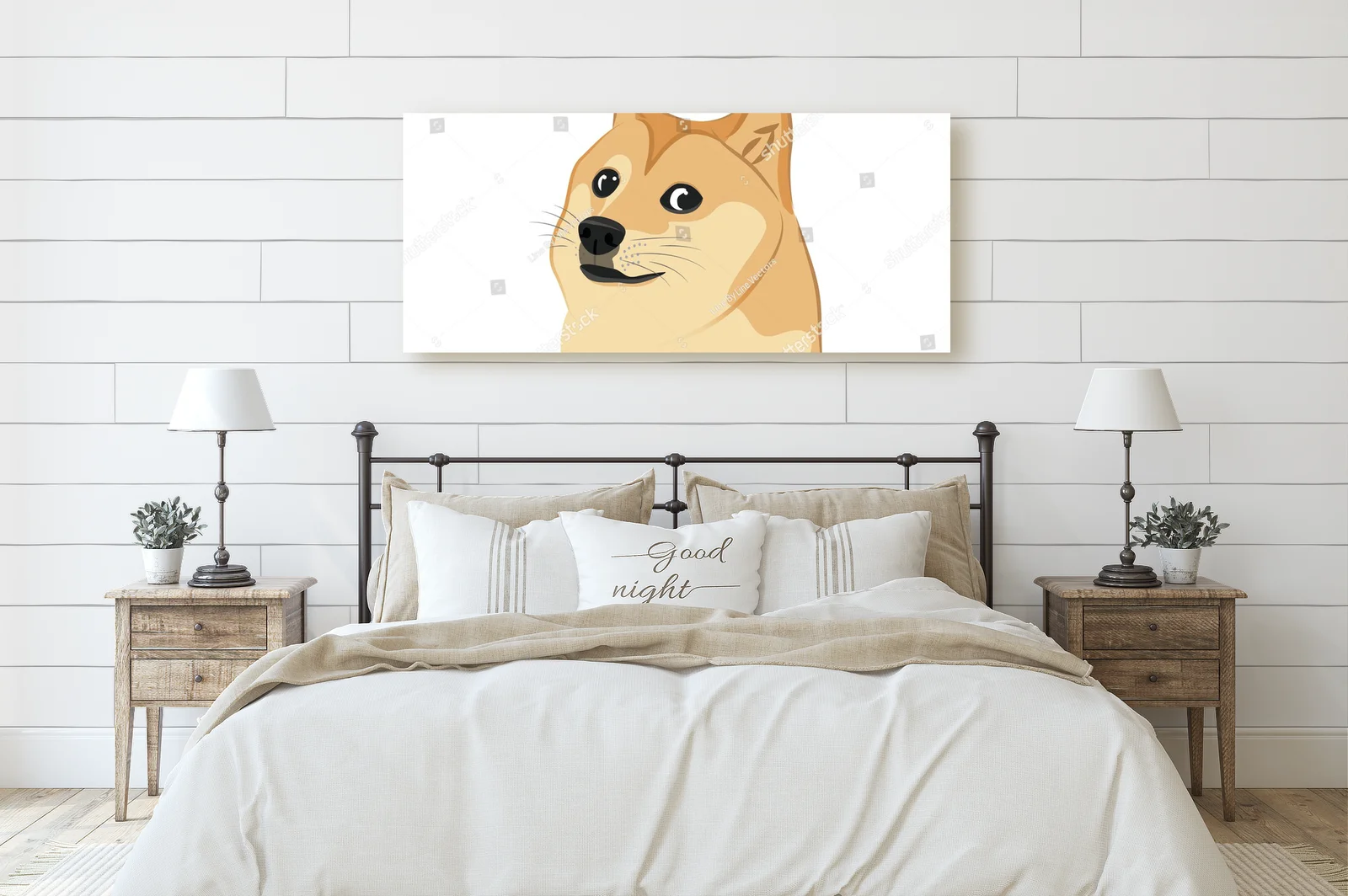 Urocze psy Shiba Inu w minimalistycznym stylu