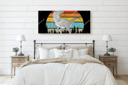 Rodzinna zabawa z dinozaurami w czerni