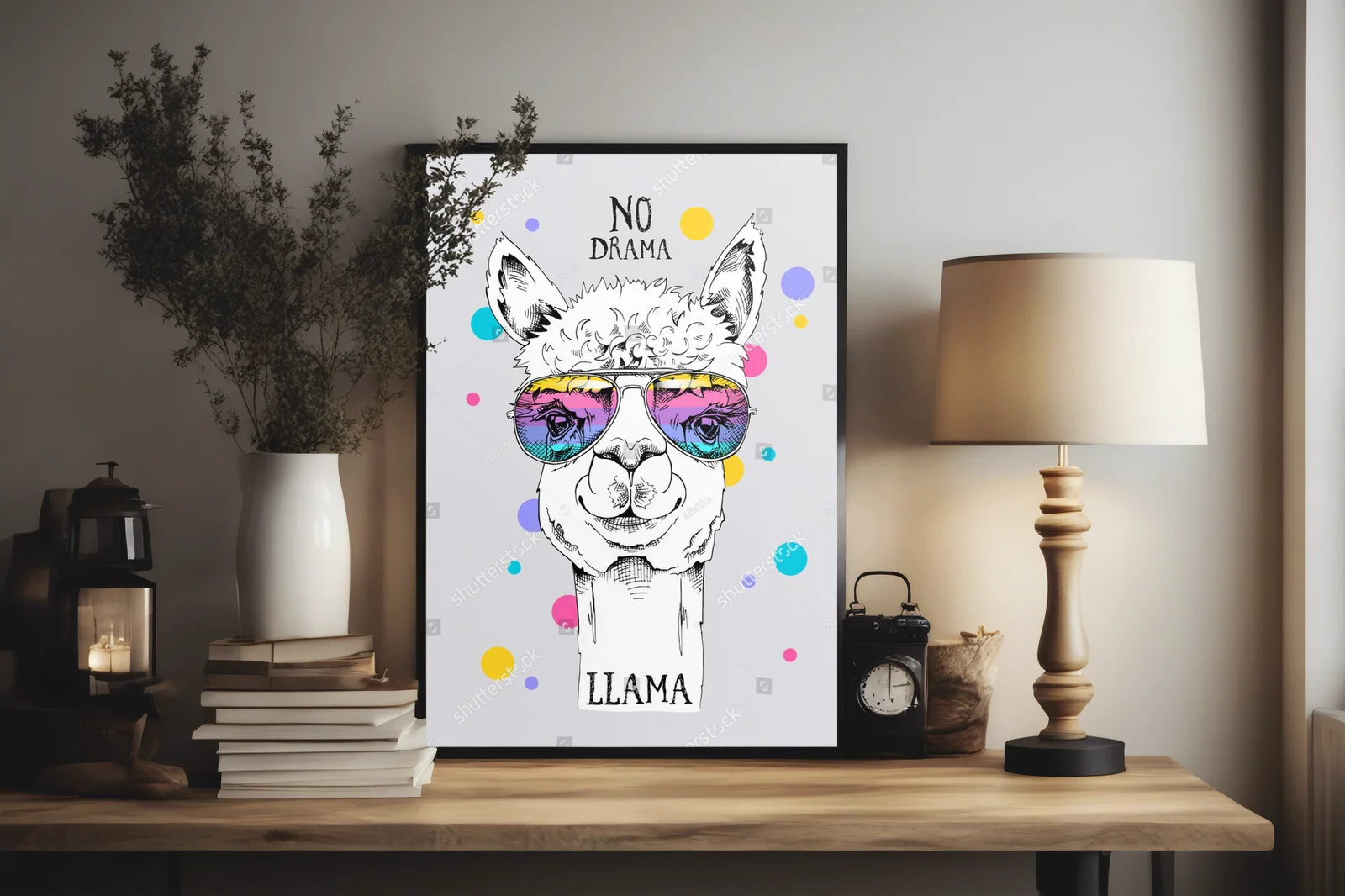 Funky alpaki w tęczowych okularach