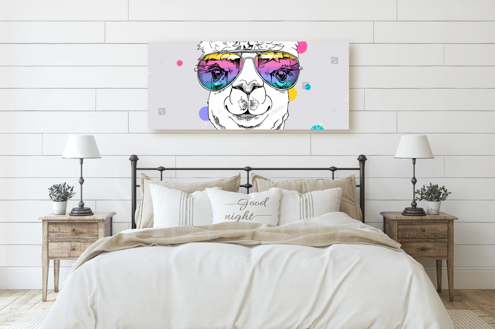 Funky alpaki w tęczowych okularach