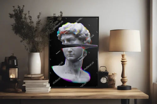 Corrupted Elegance: Abstrakcyjna Sztuka w Ciemności