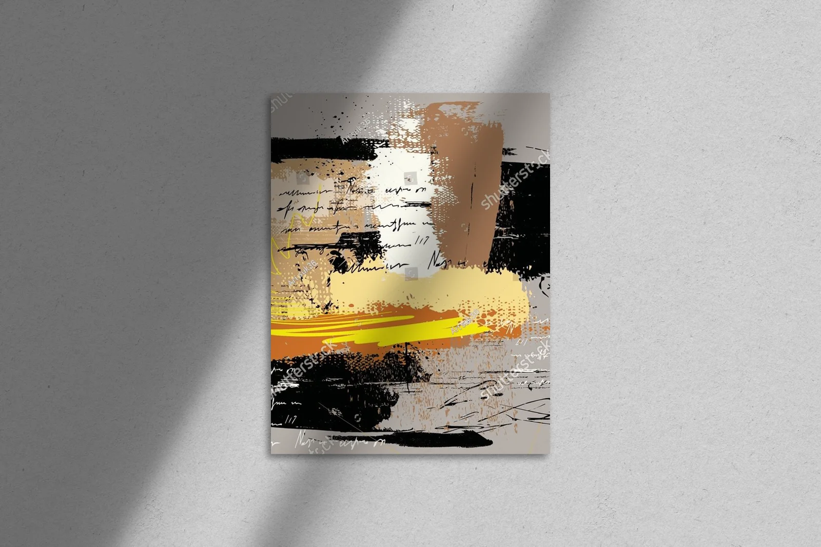 Kolorowa abstrakcja w grunge'owym stylu