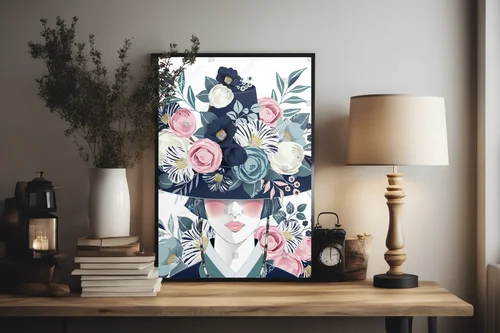 Elegancja koreańskiej tradycji w kwiatowej aranżacji