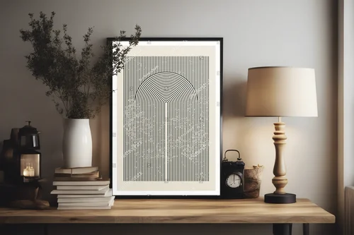 Geometria w pastelowych odcieniach 20. wieku
