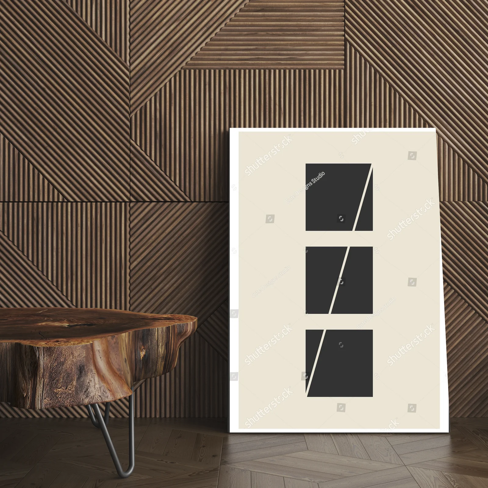 Geometryczne inspiracje w neutralnych odcieniach