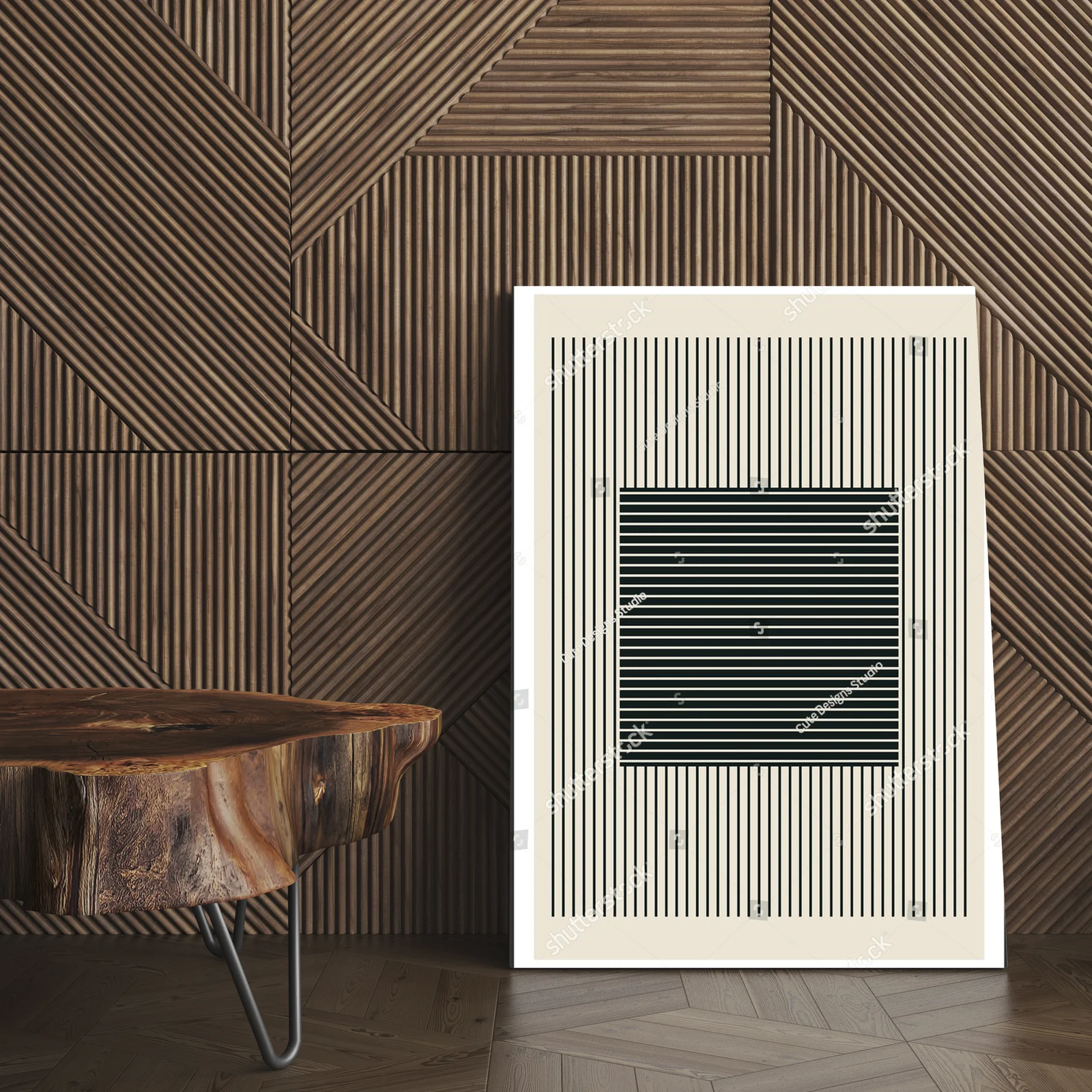 Geometria minimalizmu w eleganckich tonacjach