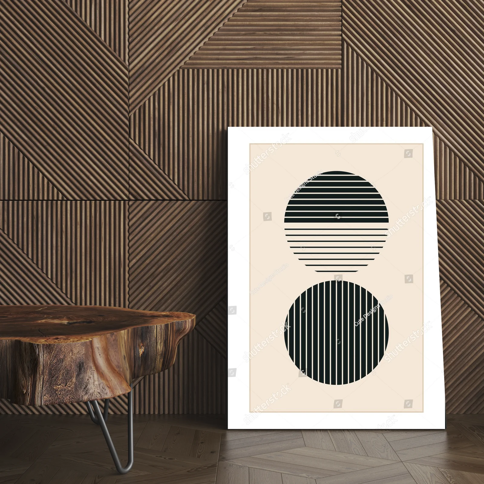 Geometryczne inspiracje w ciepłych, skandynawskich odcieniach
