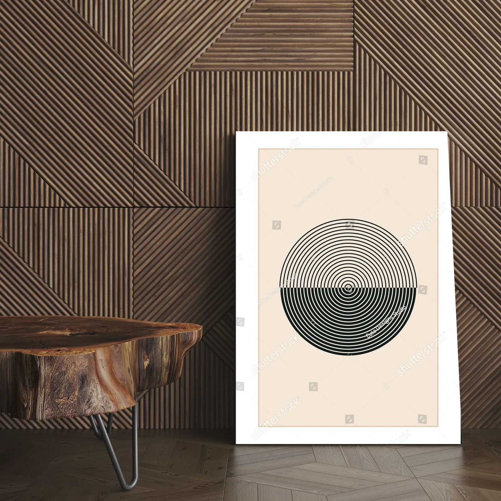 Hipsterska geometria w pastelowej harmonii