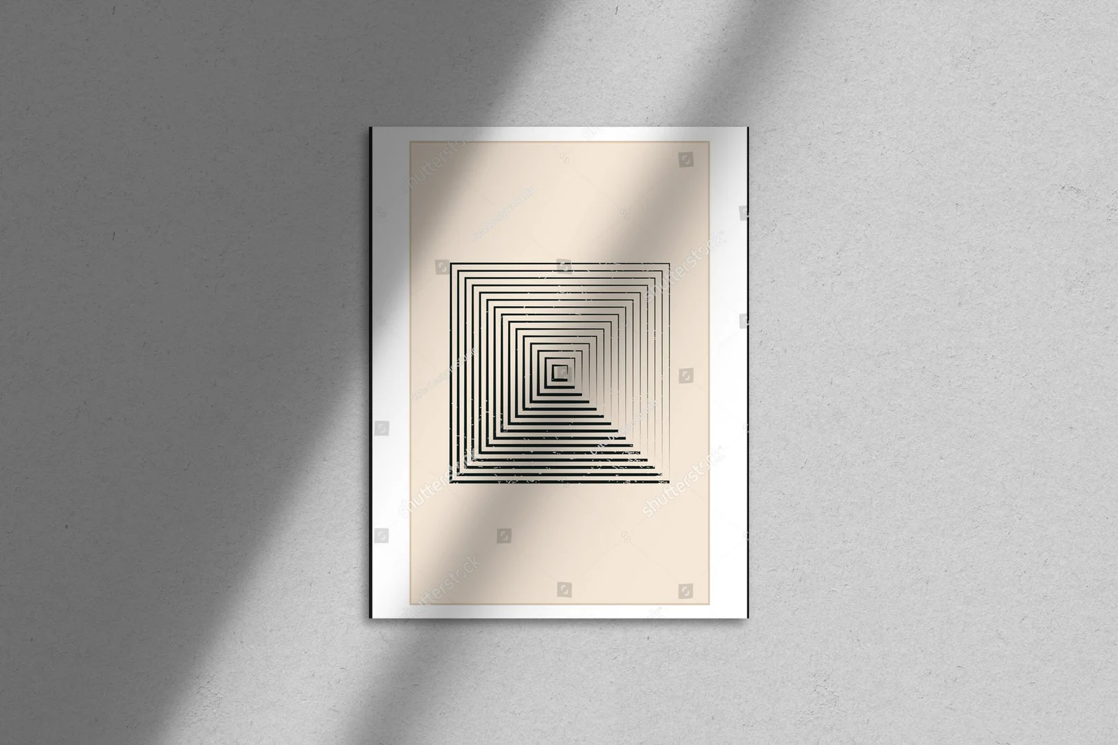 Geometria lat 20. w delikatnych, pastelowych tonach