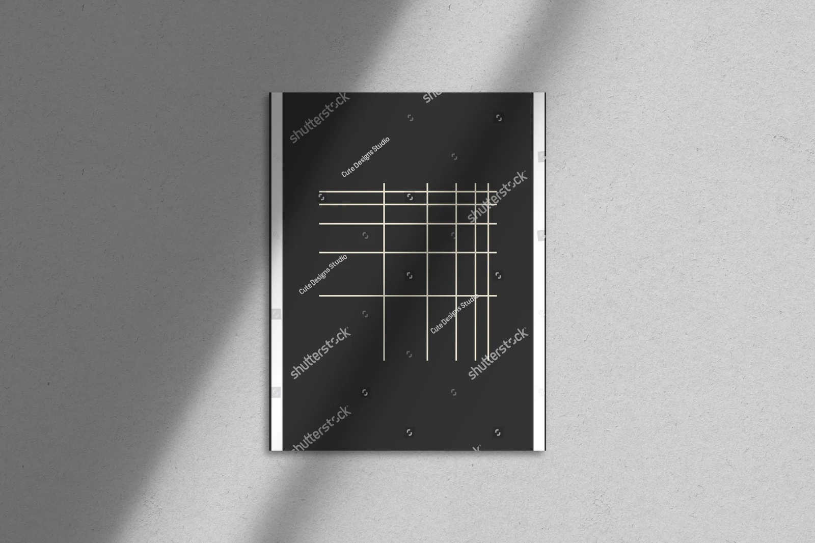 Hipsterski plakaty w geometrycznych kształtach
