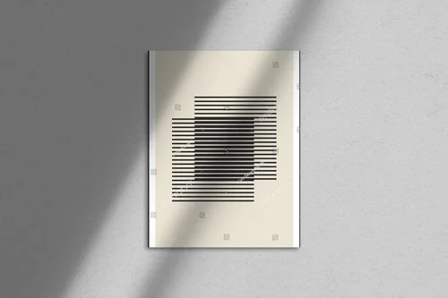 Geometryczne kształty w minimalistycznych odcieniach