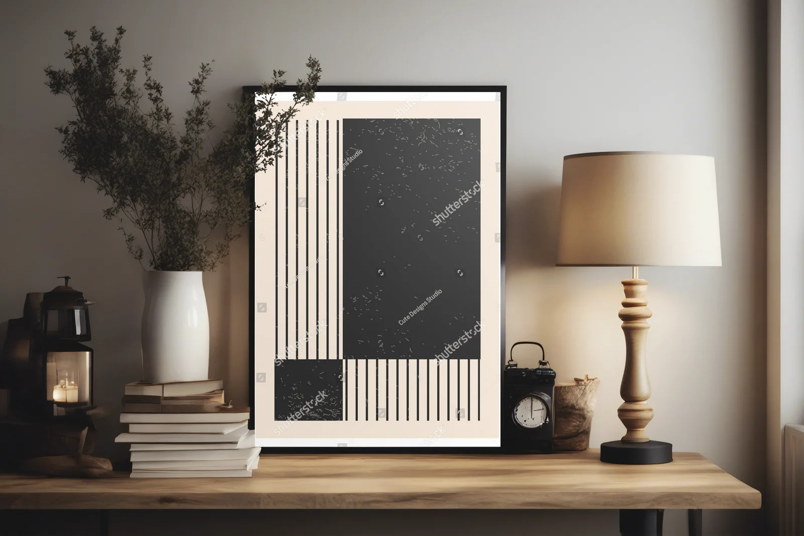 Szlachetny geometryczny projekt w hipsterskim stylu