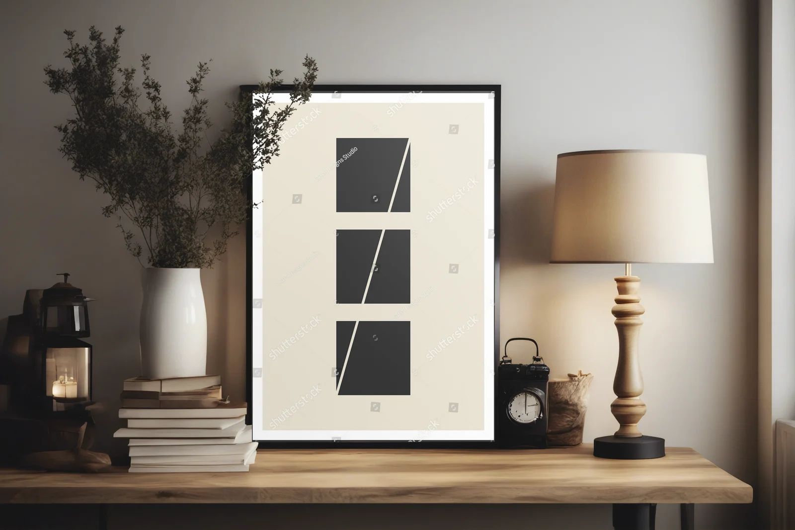 Geometryczne inspiracje w neutralnych odcieniach
