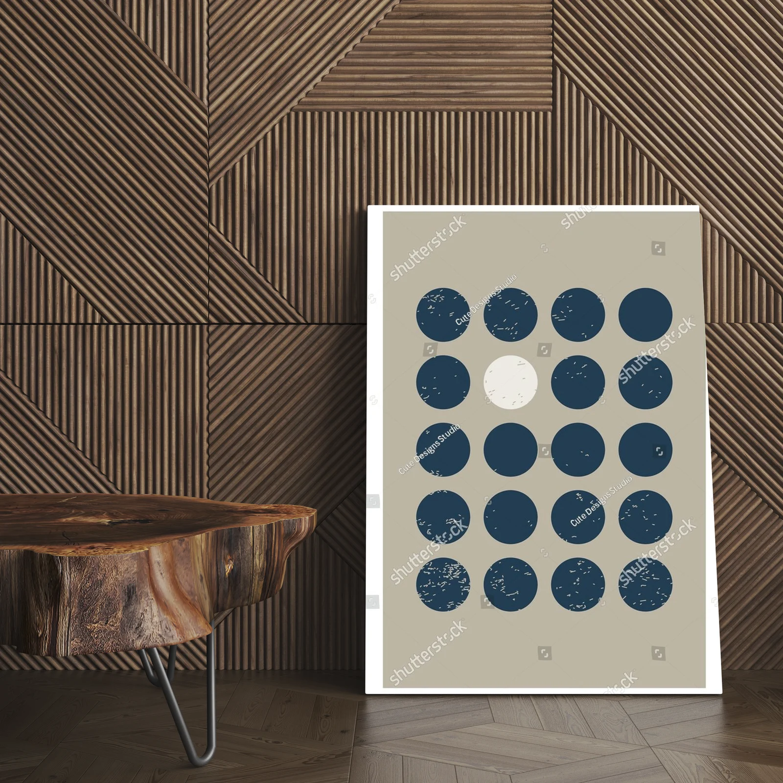 Geometryczne inspiracje w stonowanych barwach