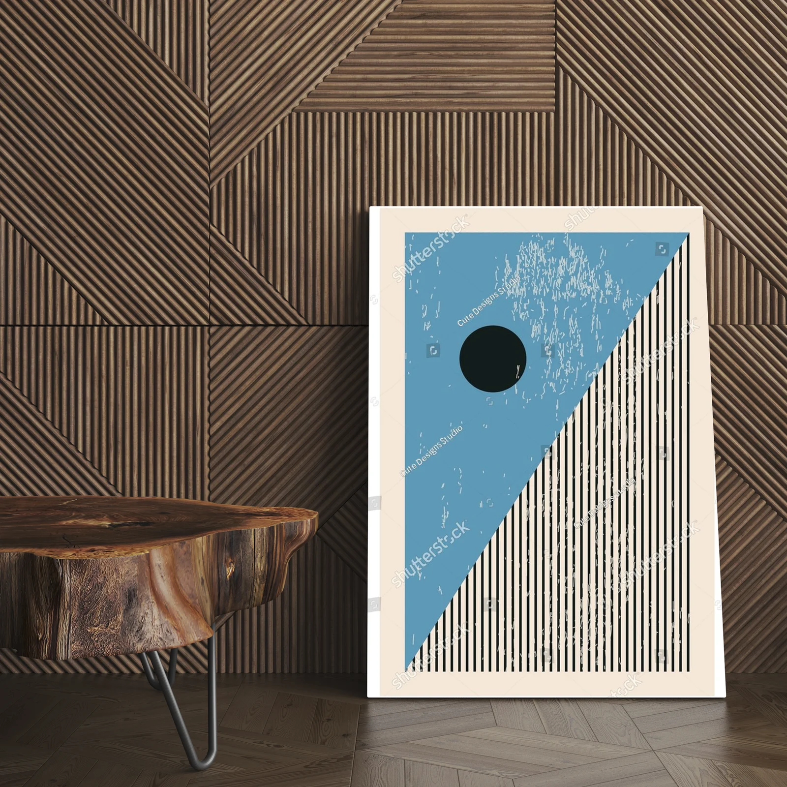 Nowoczesne geometrie z lat 20. w harmonijnych tonach
