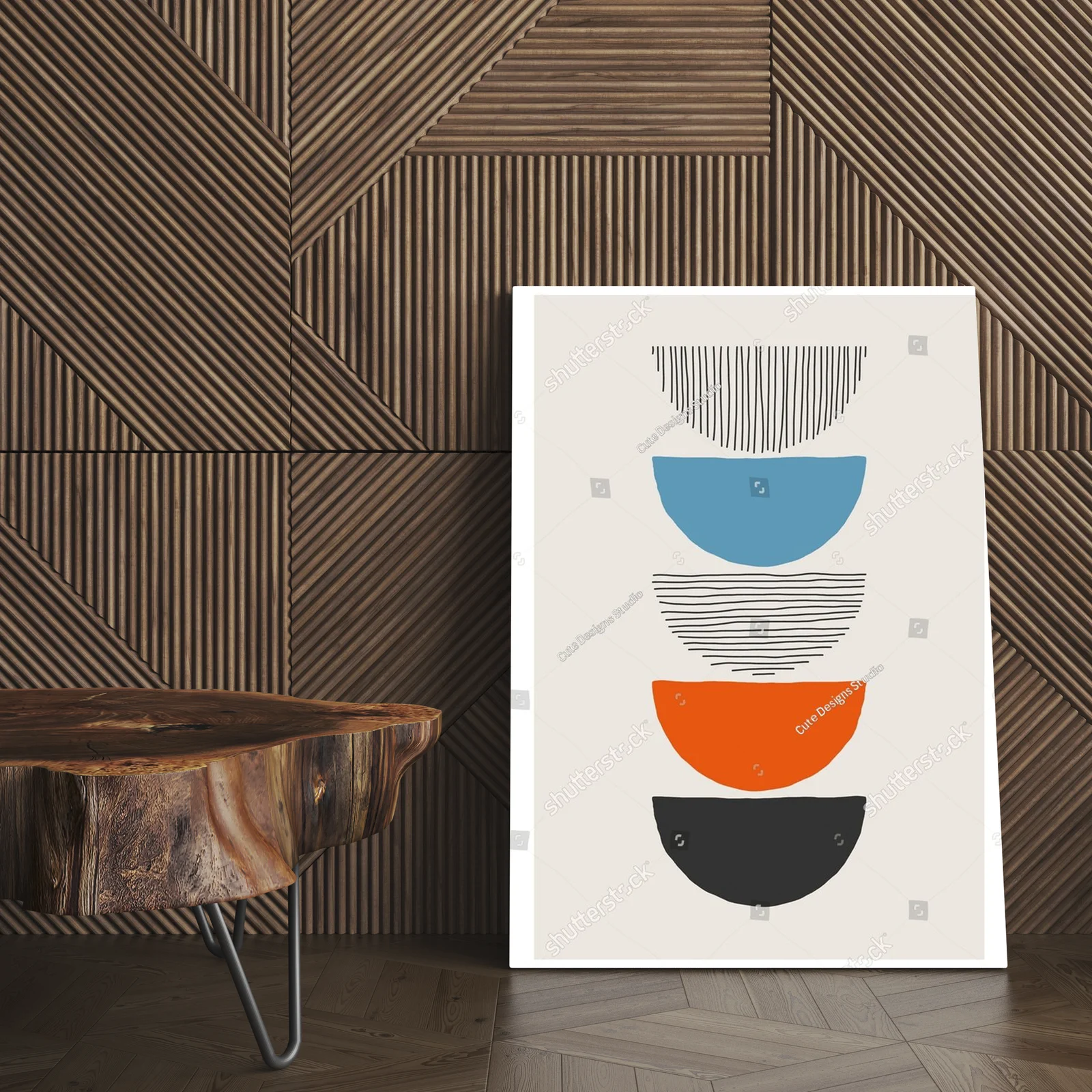 Geometryczne motywy w pastelowej palecie lat 20-tych