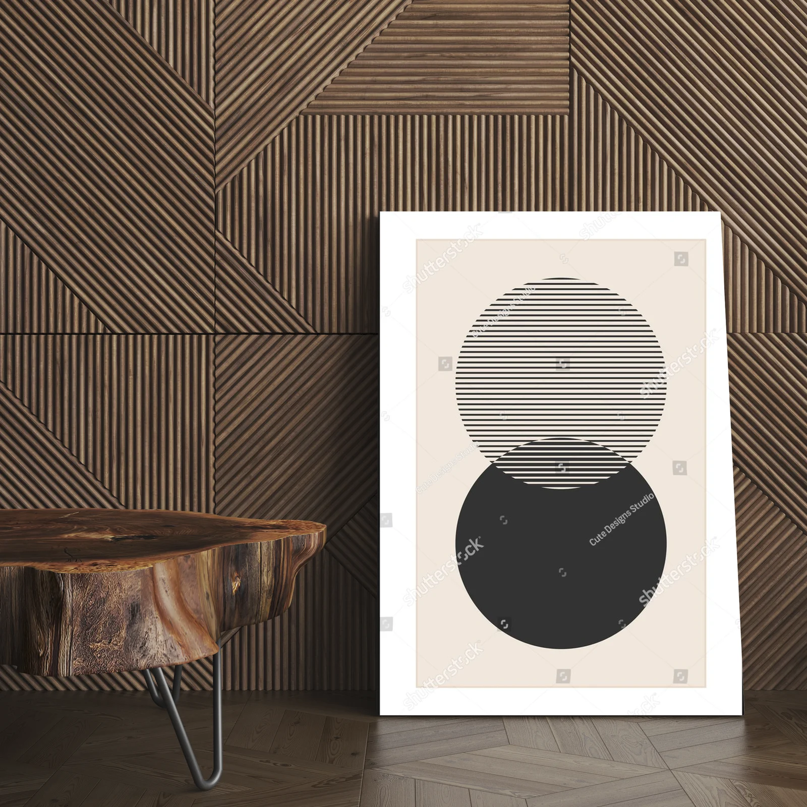 Geometryczne inspiracje w stonowanych odcieniach