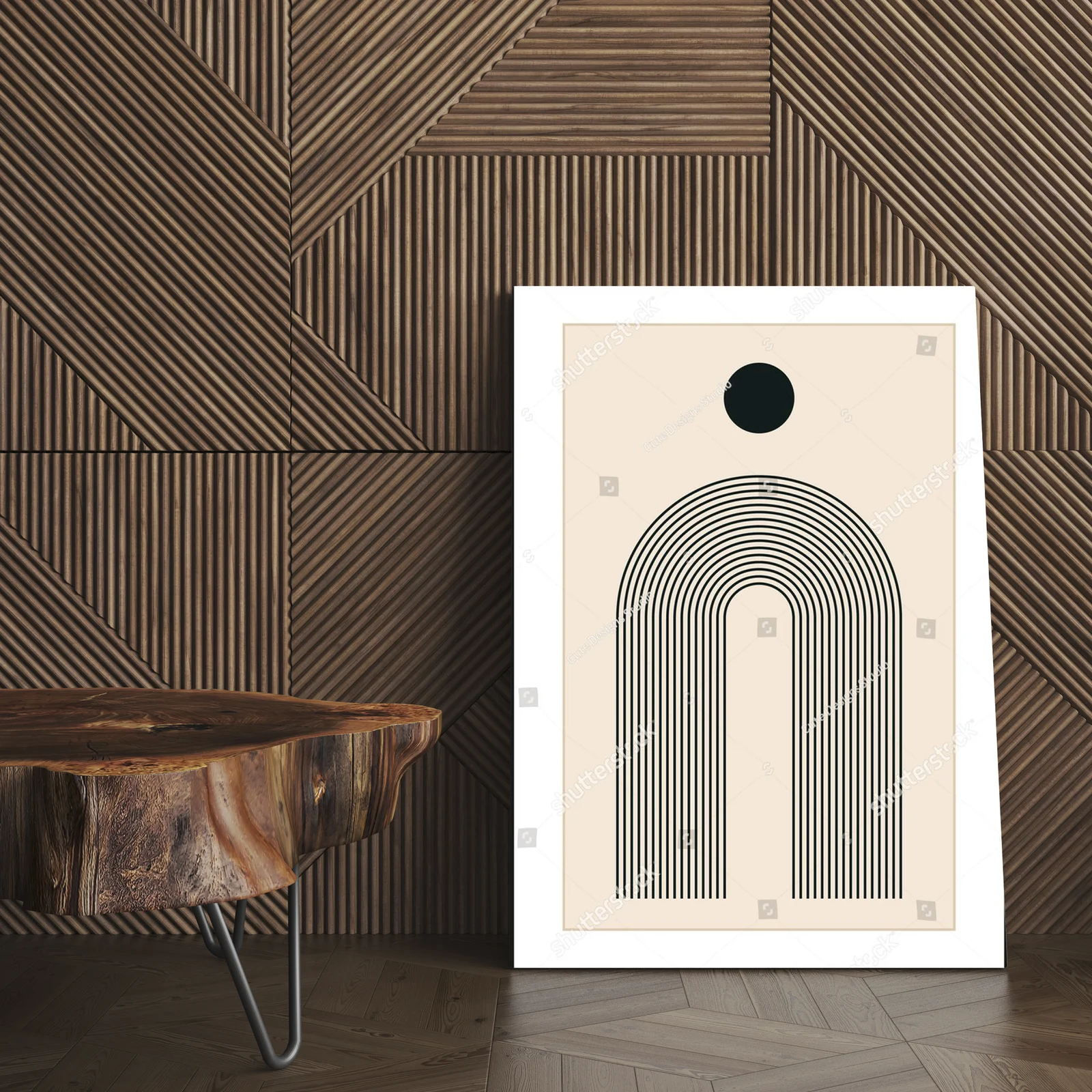 Geometryczne kształty w pastelowych odcieniach