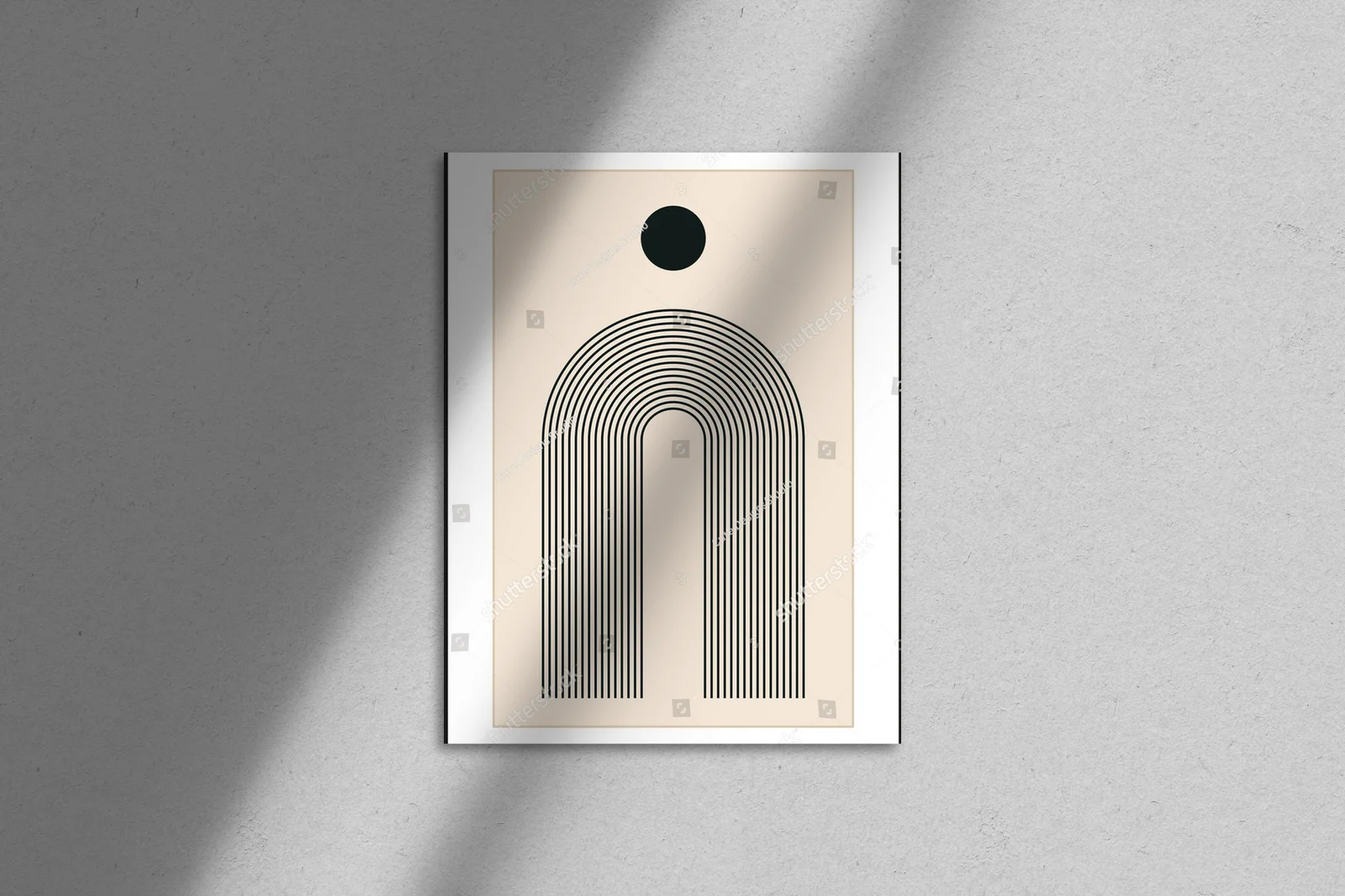 Geometryczne kształty w pastelowych odcieniach