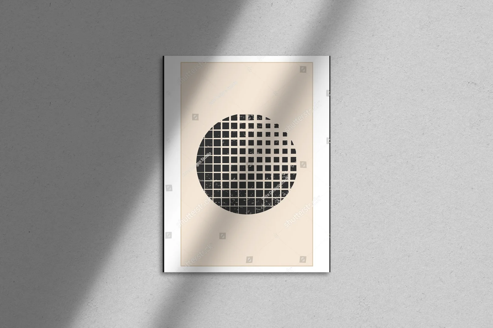 Geometryczne harmonię w pastelowych barwach