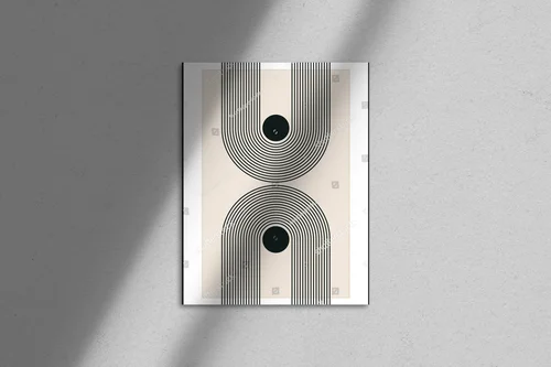 Geometria i elegancja w pastelowych odcieniach