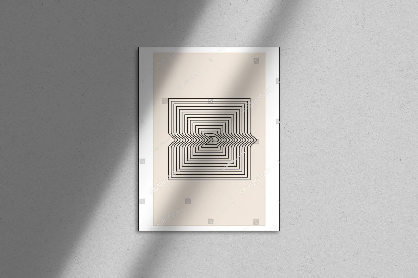Geometryczne inspiracje w odcieniach beżu i bieli