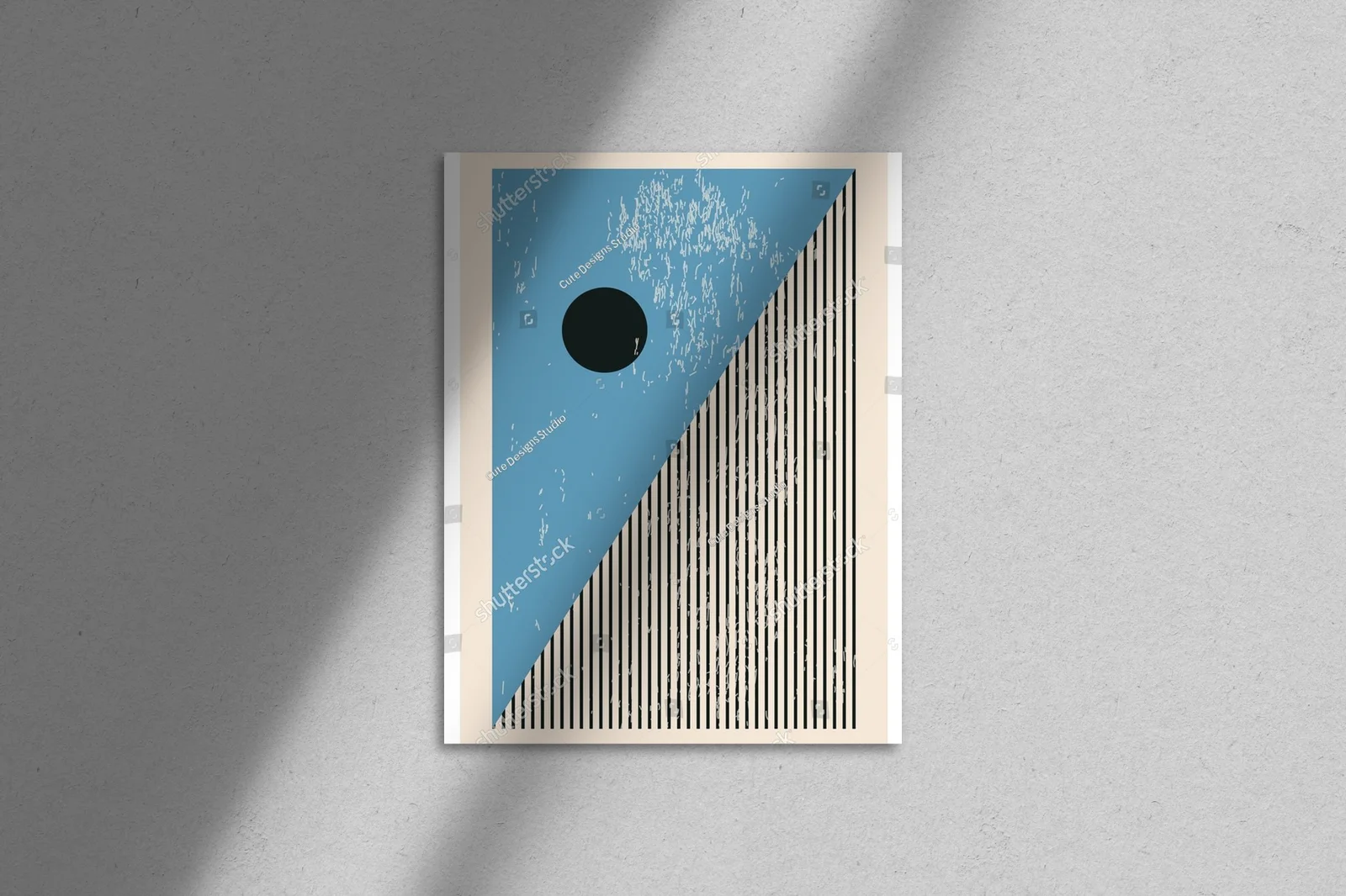 Nowoczesne geometrie z lat 20. w harmonijnych tonach