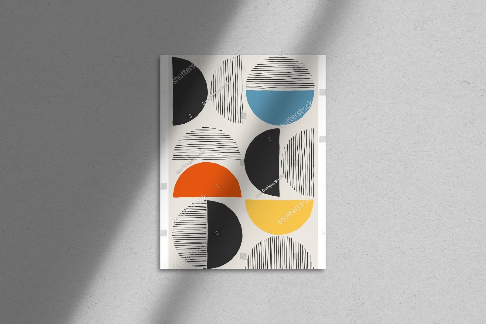 Wyrafinowana geometria w pastelowej harmonii